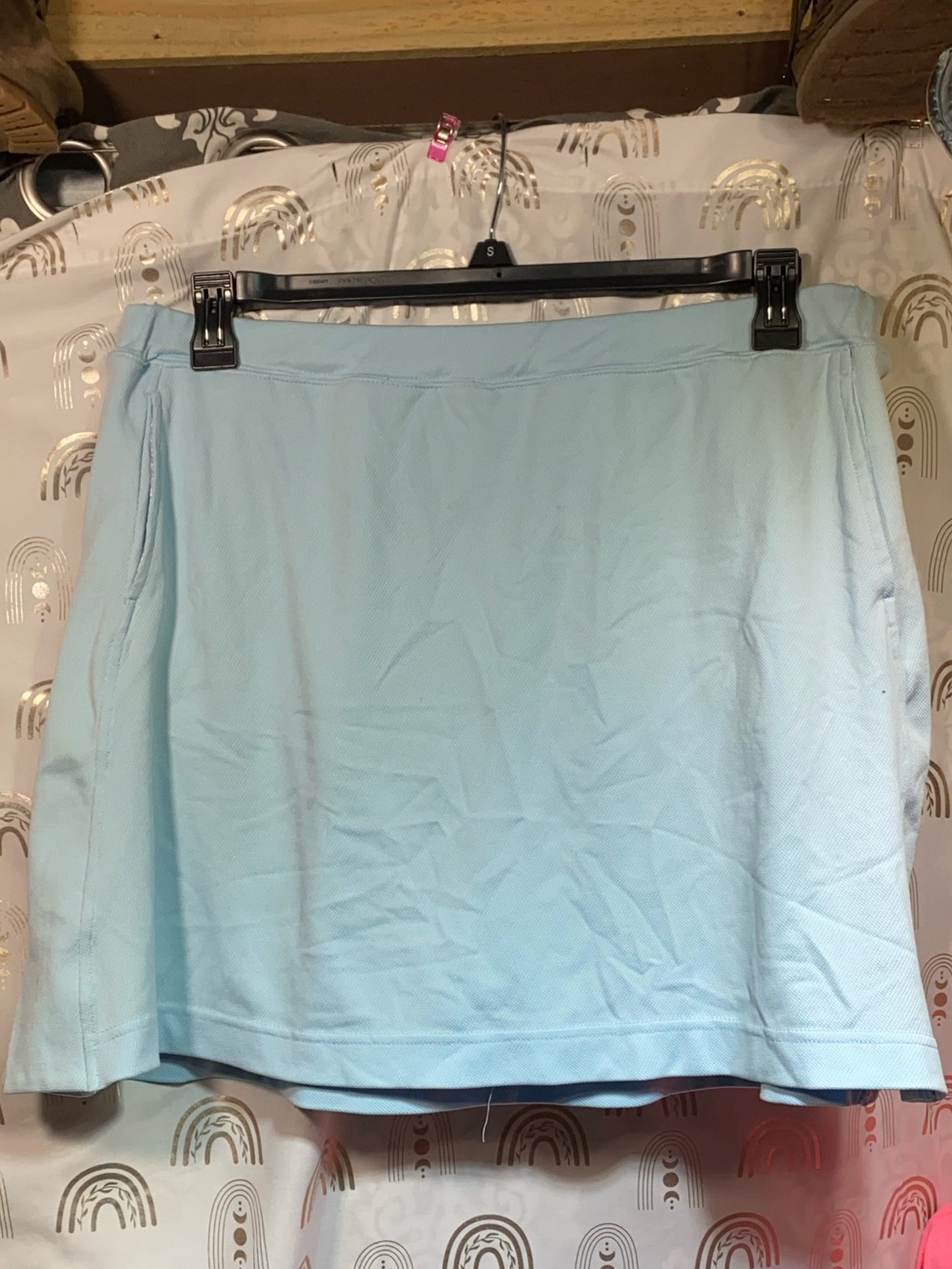 Sport Haley Light Blue Mini Skirt - Casual A-Line